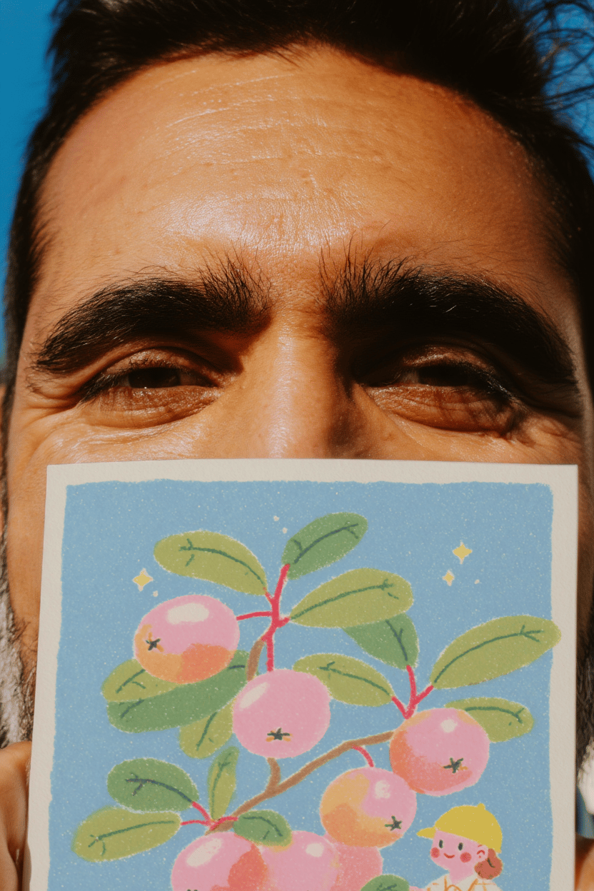 Charming Orchard Thank You Card mockup 6