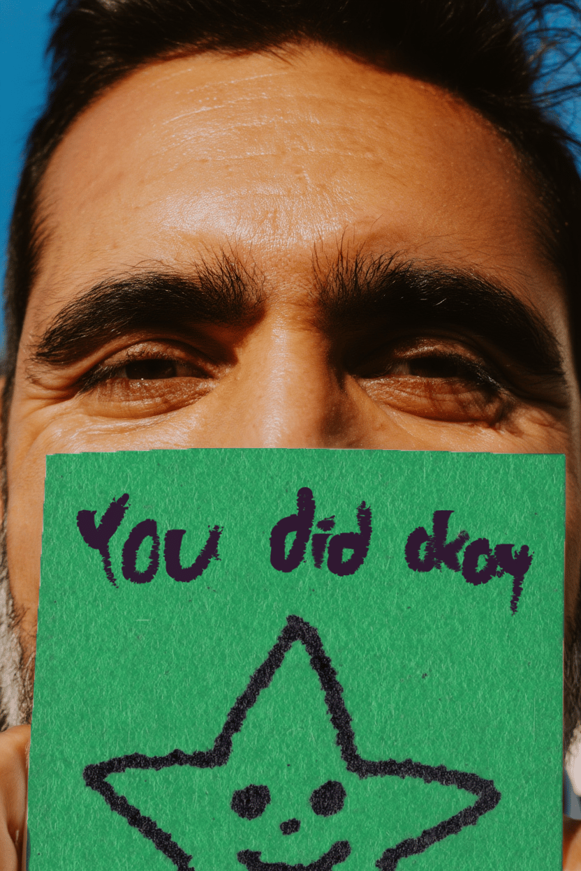 You Did Okay Star Card mockup 6