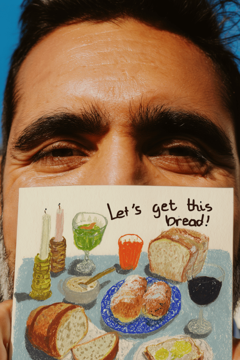 Let’s Get This Bread Card mockup 6