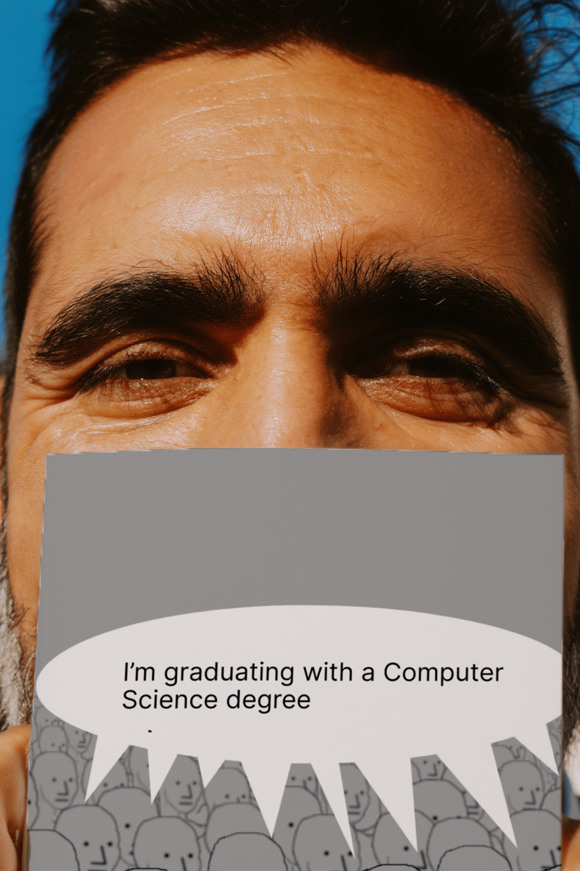 Graduating with a CS Degree Card mockup 5