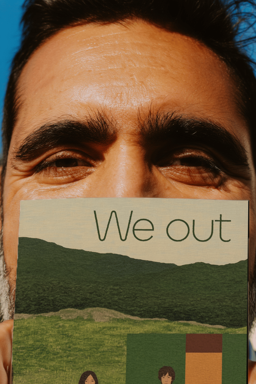 We Out Graduation Card mockup 6