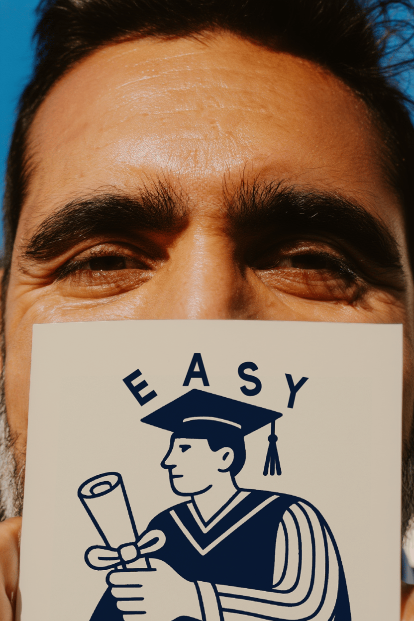 Easy Grad Victory Pose Card mockup 6