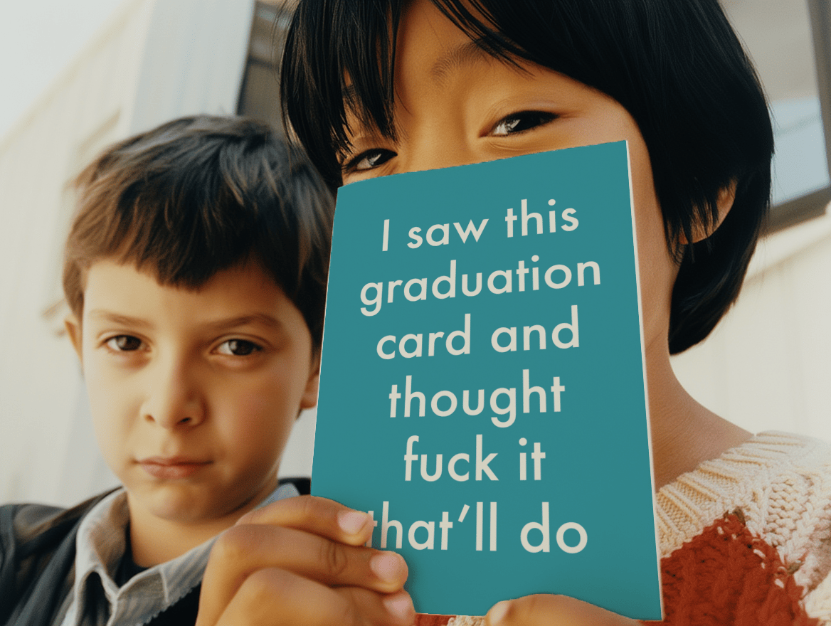 That’ll Do Graduation Card mockup 6