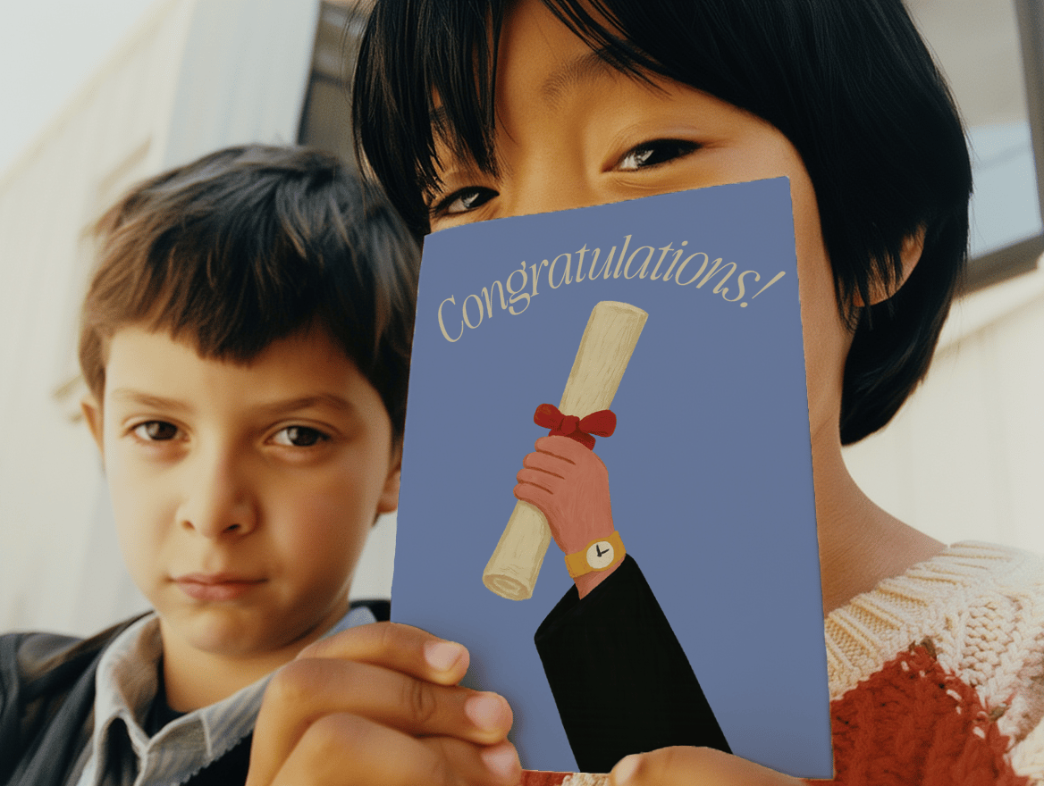Classic Congratulations Diploma Card mockup 6