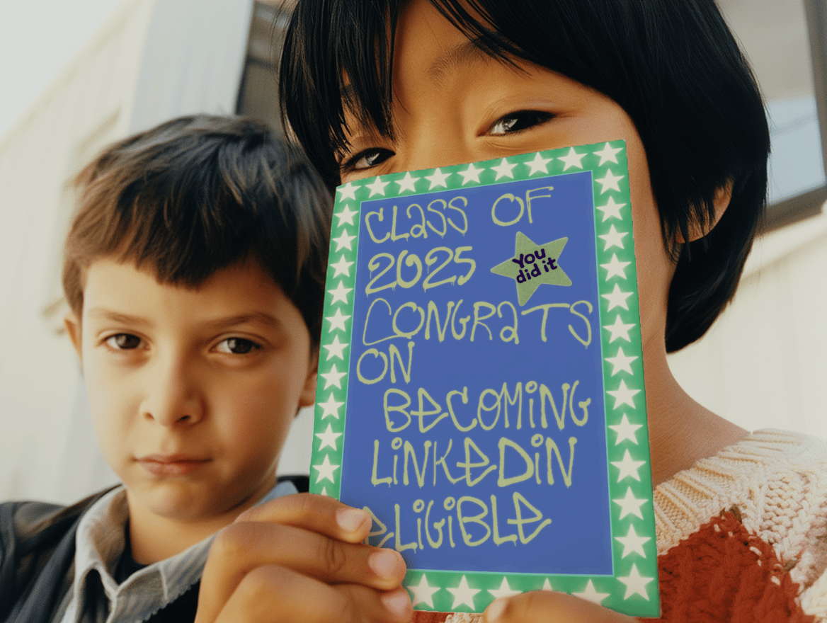Class of 2025 LinkedIn Eligibility Card mockup 6