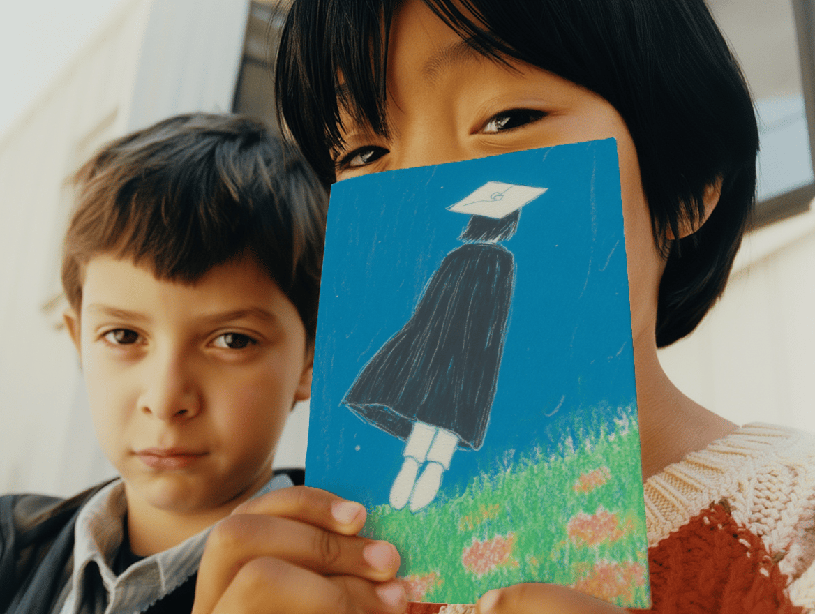 Quiet Horizon Graduation Card mockup 6