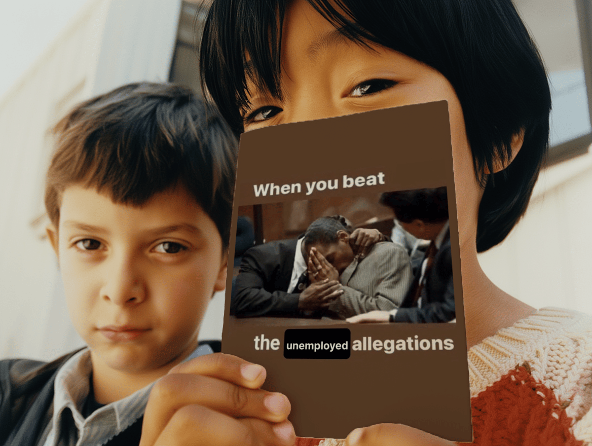 Beating the Unemployed Allegations mockup 6