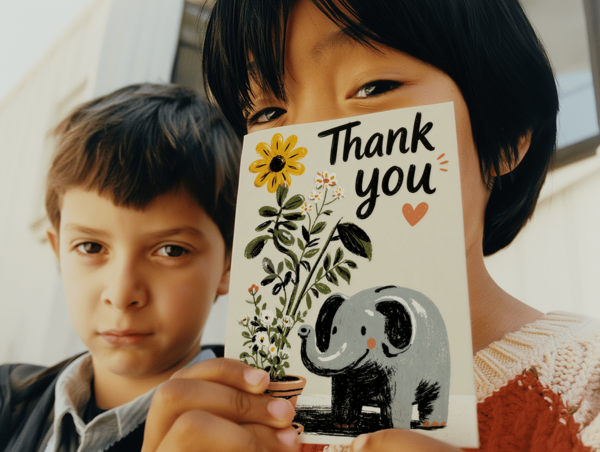 A Little Elephant Thank You mockup 6