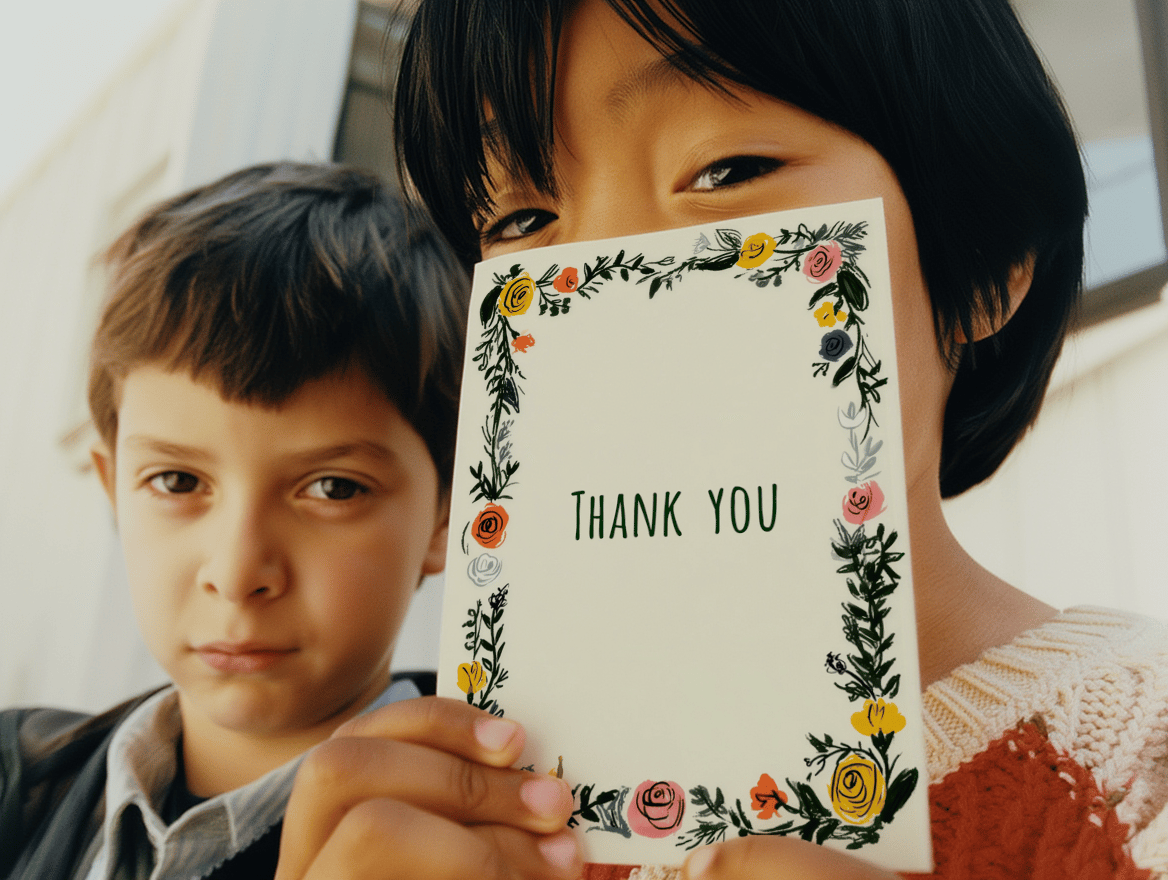 Painted Floral Thank You mockup 6