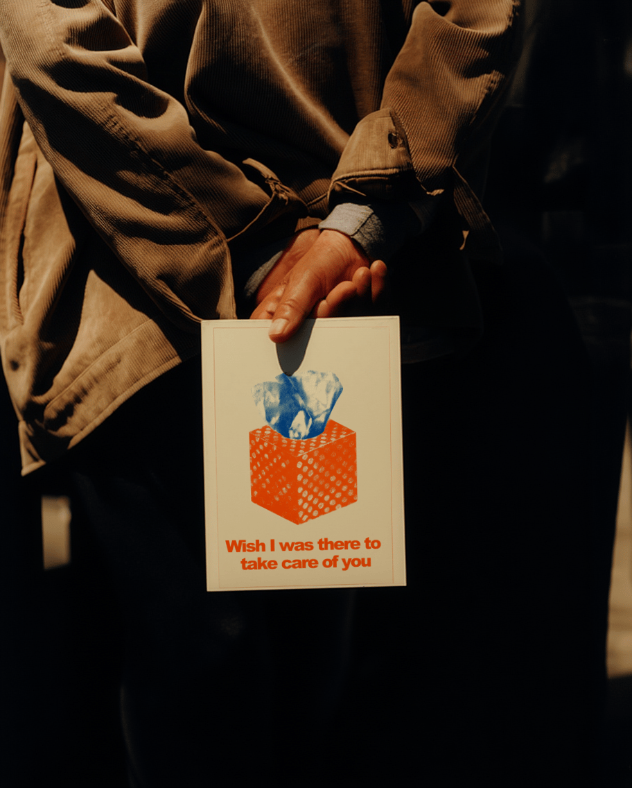 Miss You Comfort Card mockup 6