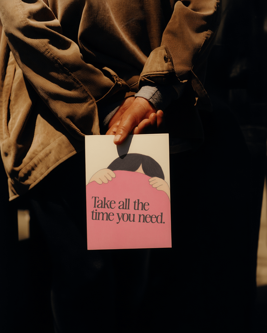 Take All the Time You Need Card mockup 6