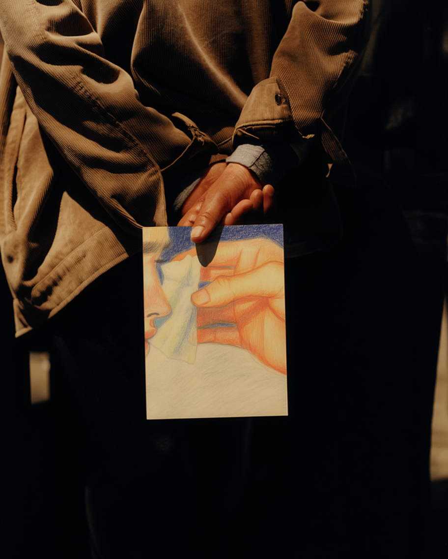 Tender Tissue Gesture Card mockup 5
