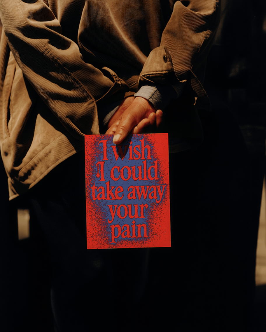 I Wish I Could Take Away Your Pain Card mockup 6