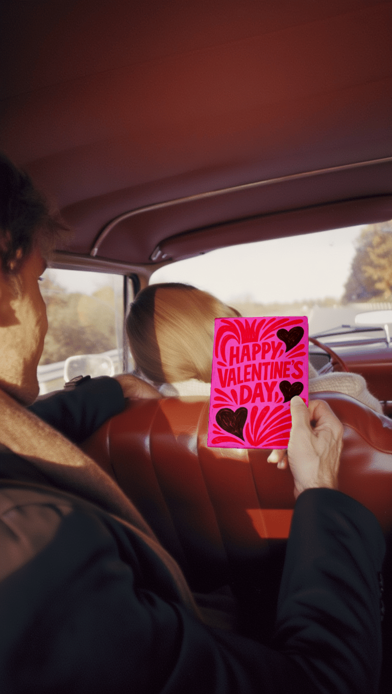 Vibrant Valentine's Love Card mockup 6