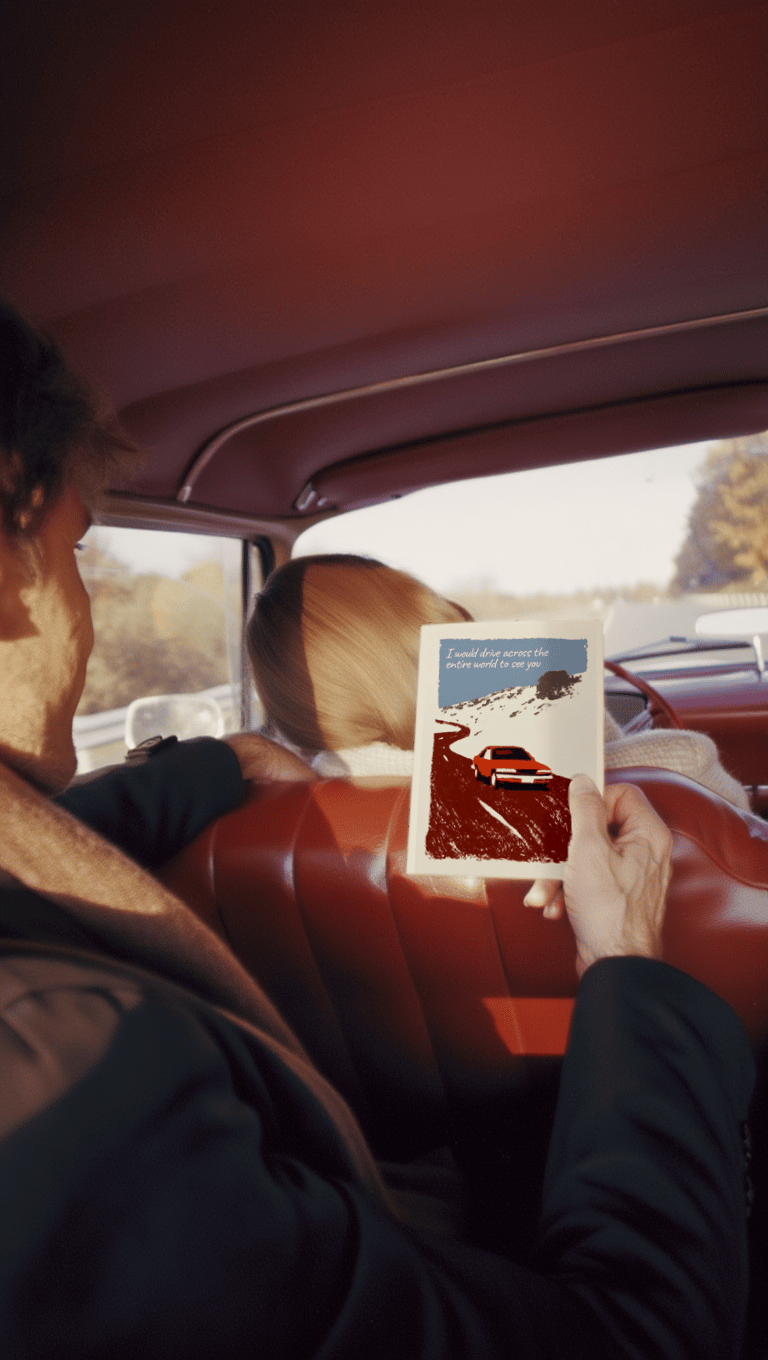 Drive Across the World for You mockup 6