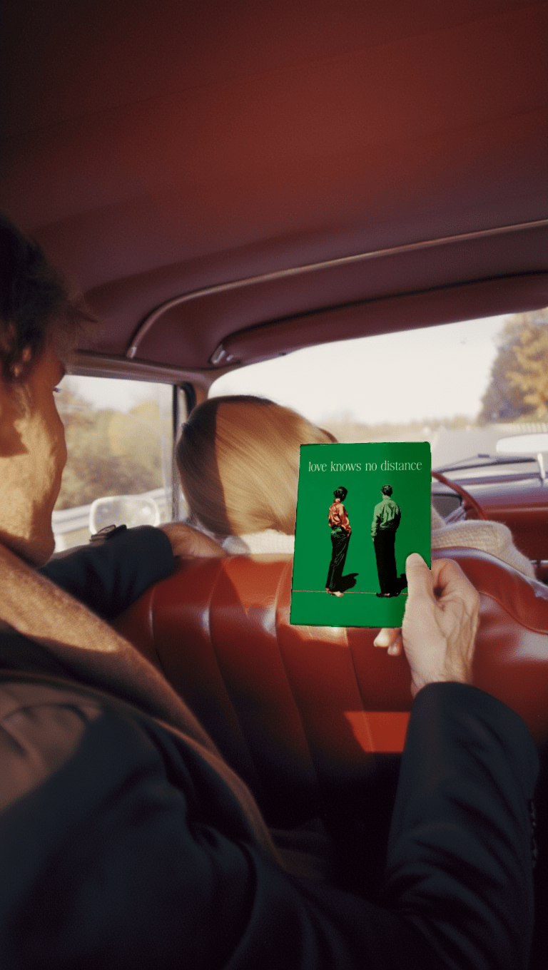 Love Knows No Distance Card mockup 6