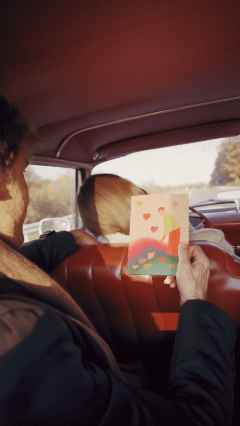 Gathering Hearts Love Card mockup 6