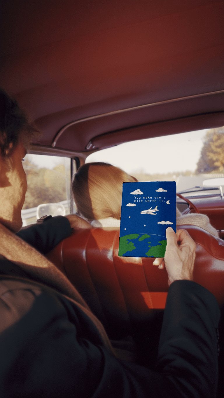 Every Mile Worth It Airplane Card mockup 6