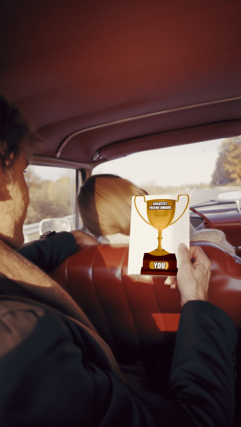 Greatest Friend Award Card mockup 6