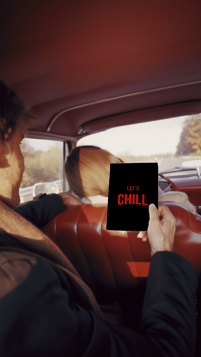 Let's Chill Card mockup 6