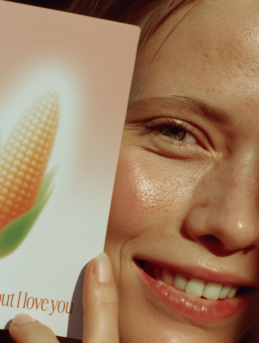 Corny Love Card mockup 5