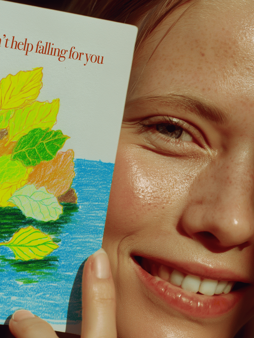 Falling for You Leaf Artwork mockup 6
