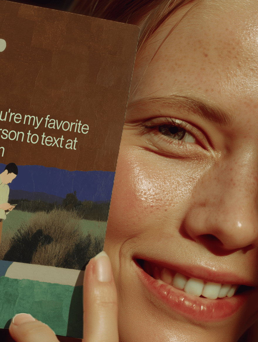 Favorite Person to Text at 3am Card mockup 6