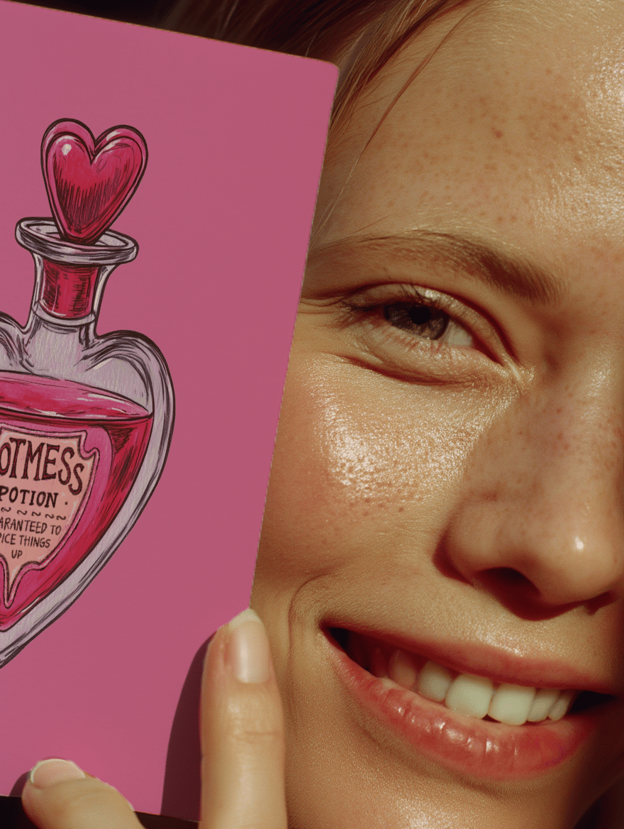 Hot Mess Love Potion Card mockup 6