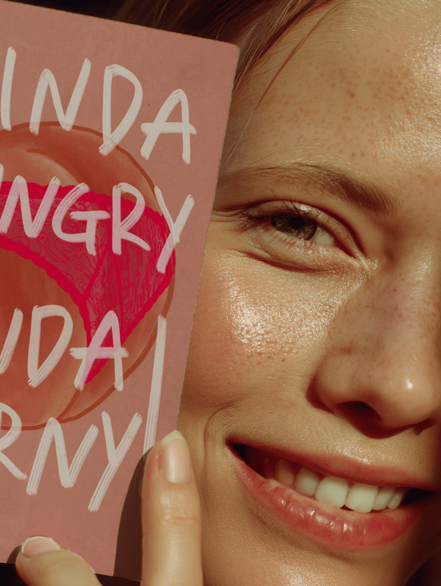 Kinda Hungry Kinda Horny Valentine Card mockup 6