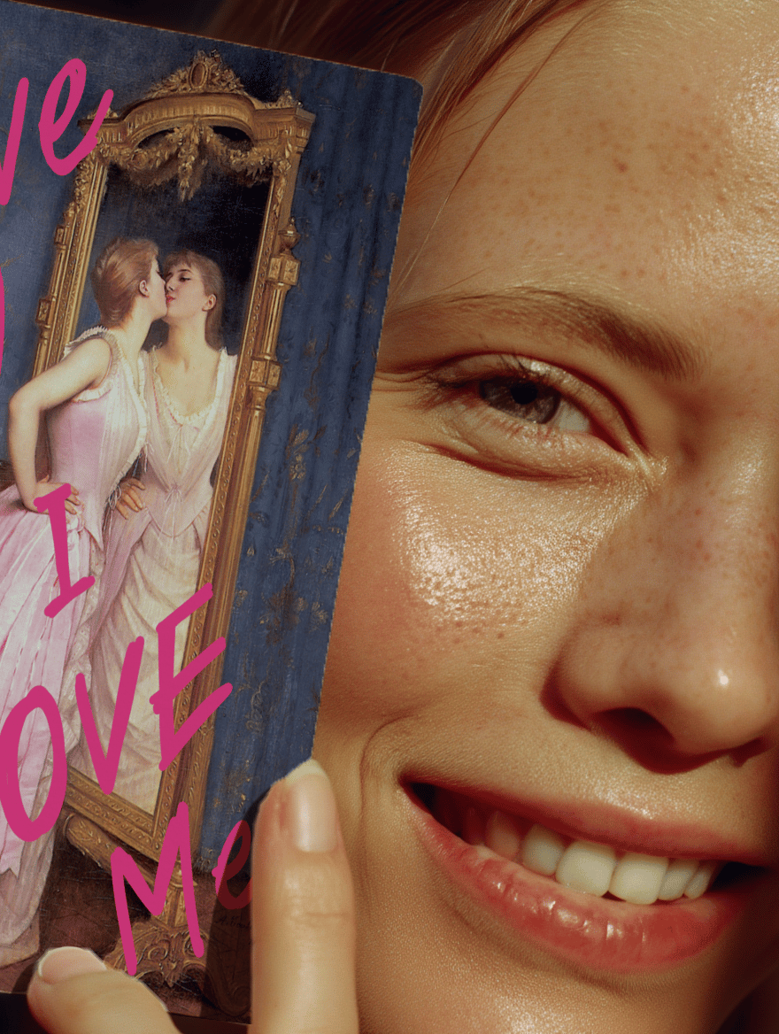 Love You Like I Love Me Card mockup 6