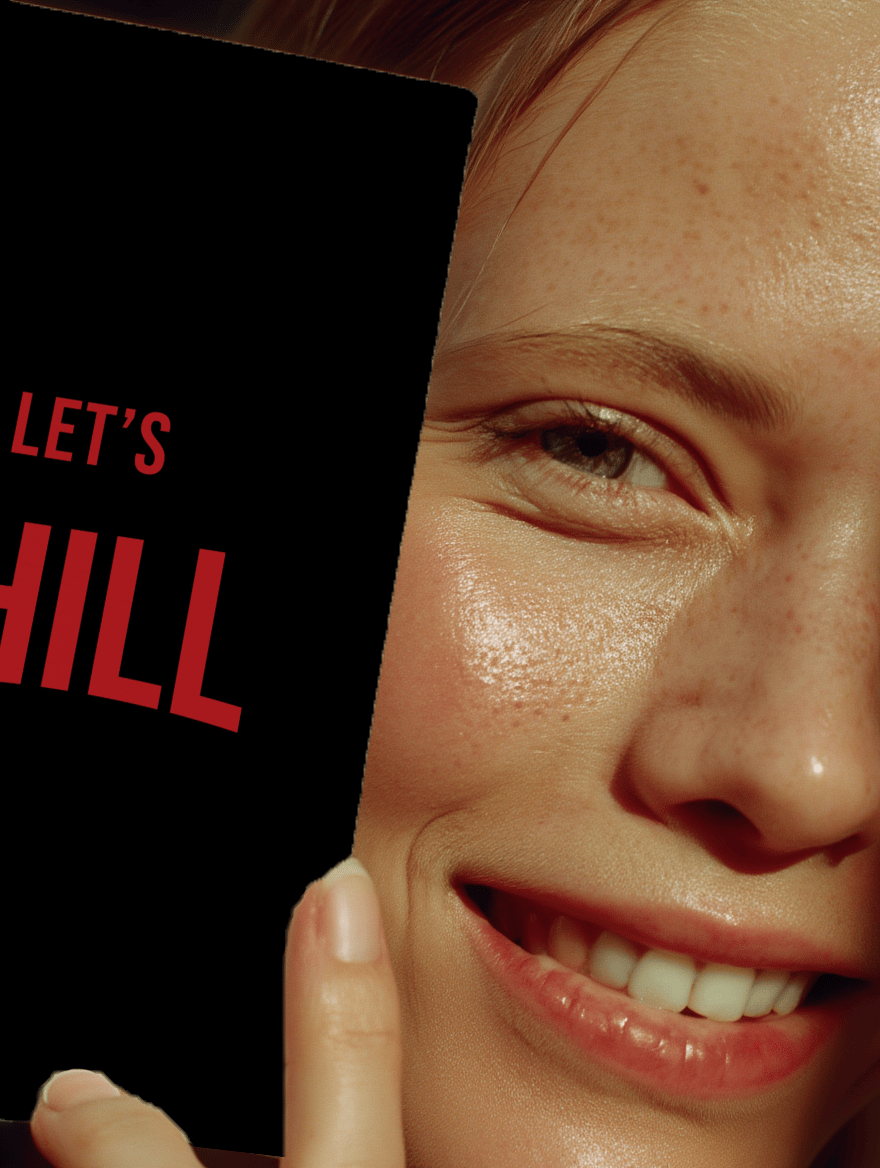 Let’s Chill Love Card mockup 6