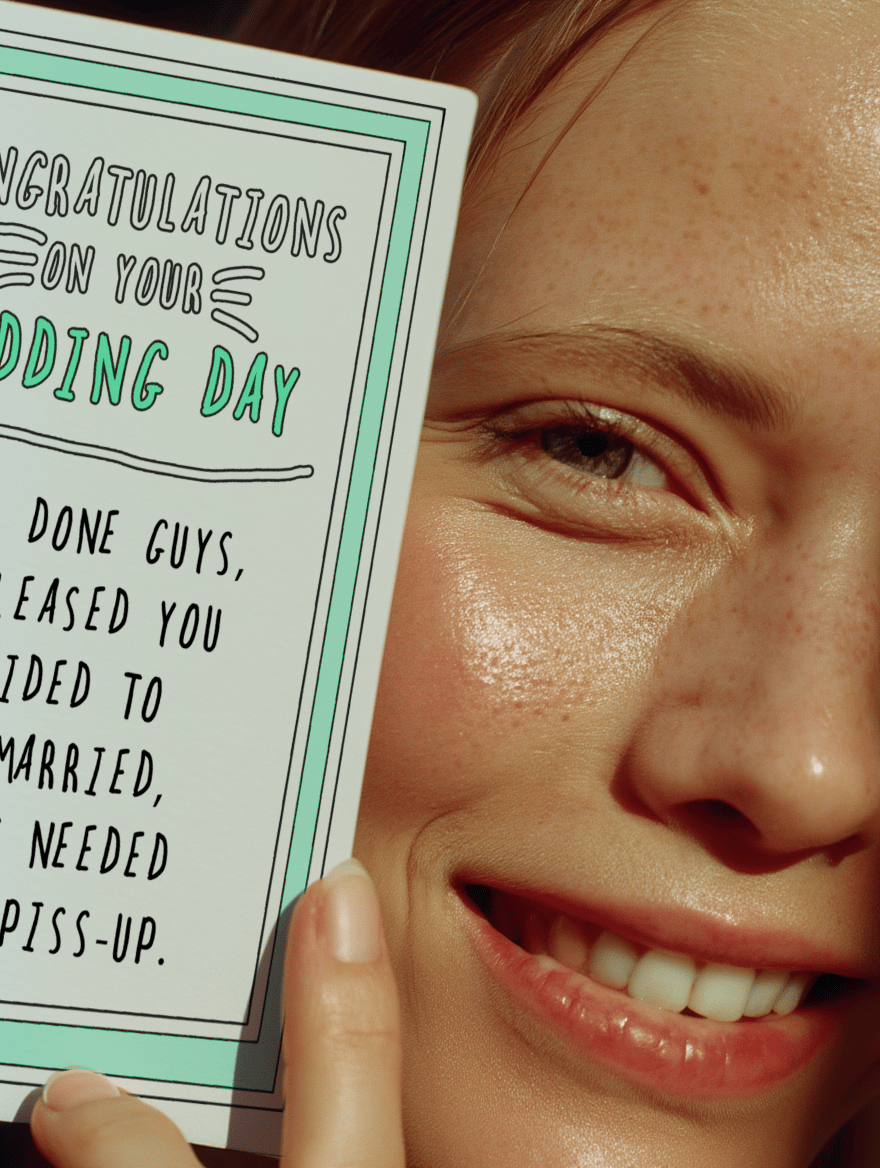 Wedding Day Celebration Card mockup 6