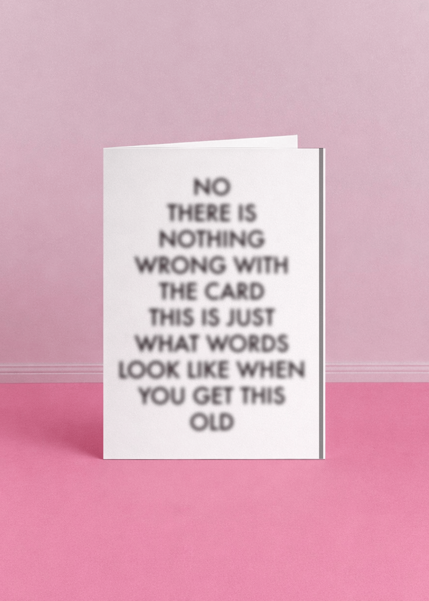 There is Nothing Wrong With the Card mockup 2