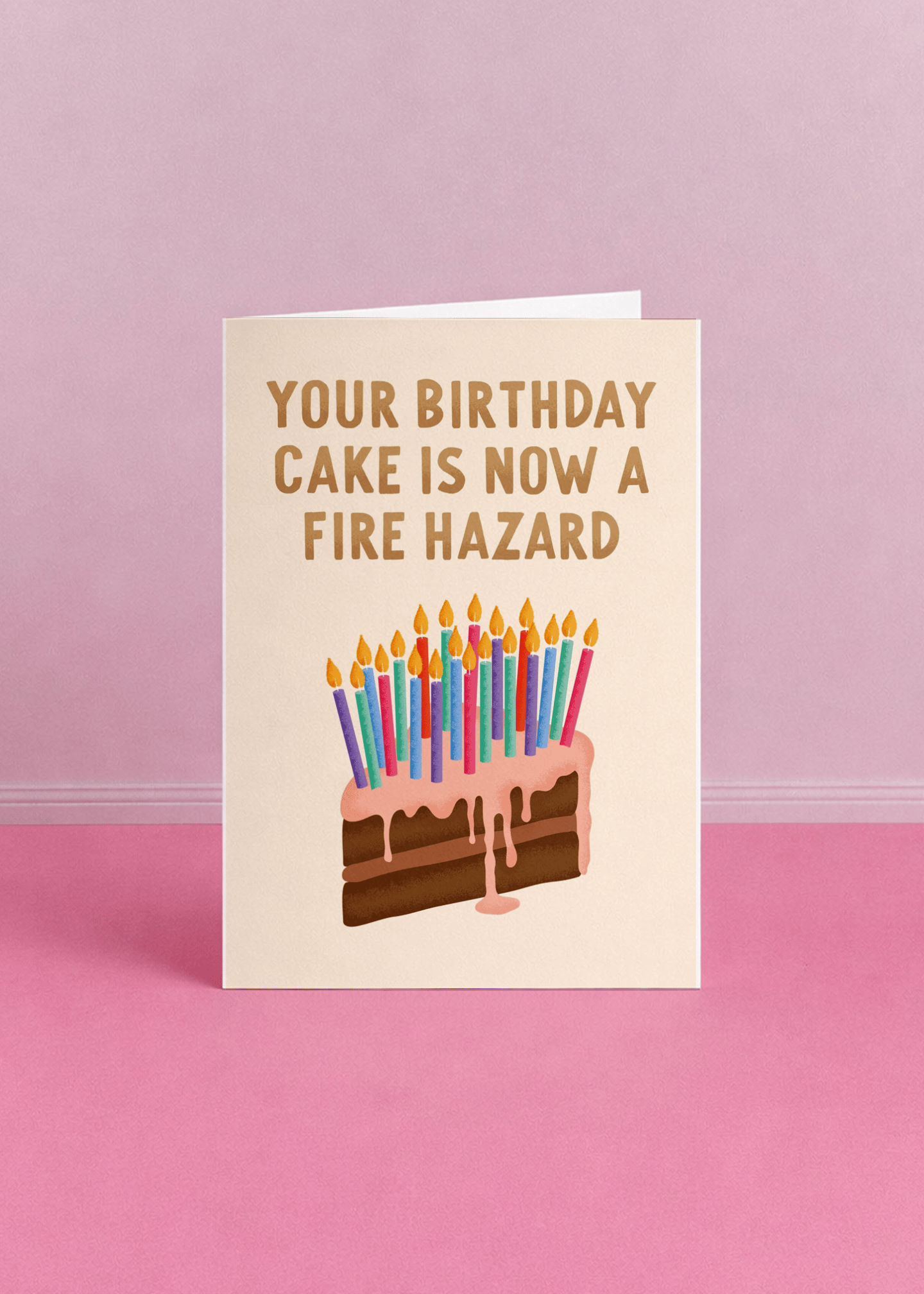 Your Birthday Cake is Now a Fire Hazzard mockup 5
