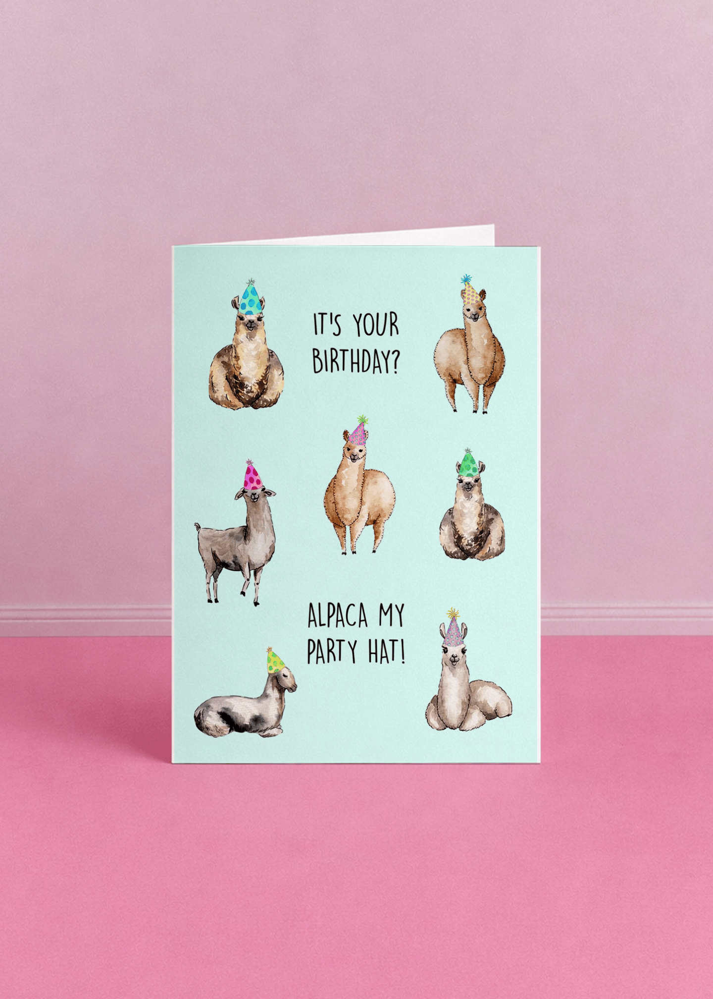 Alpaca My Party Hat! mockup 3