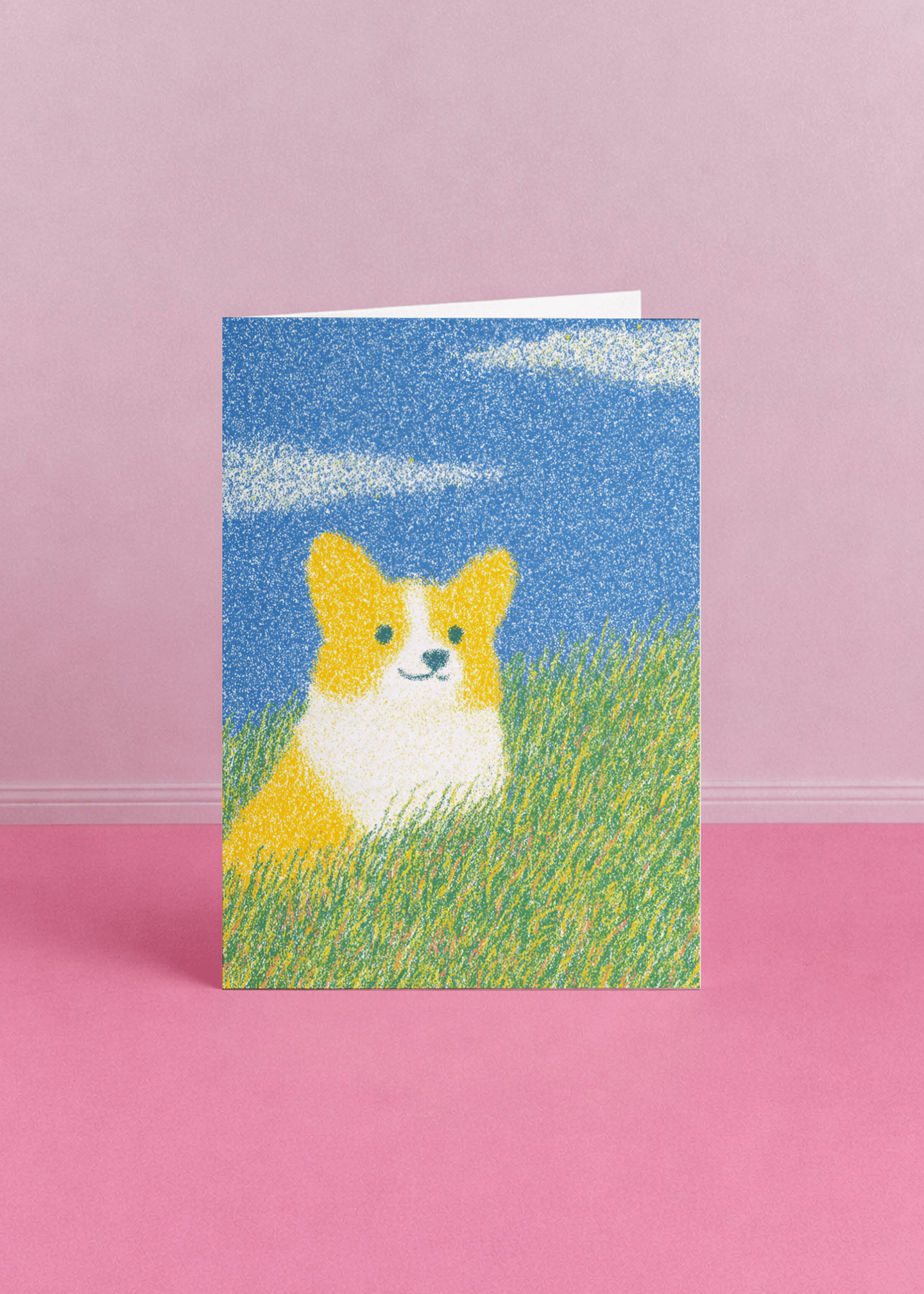 corgi in field mockup 5
