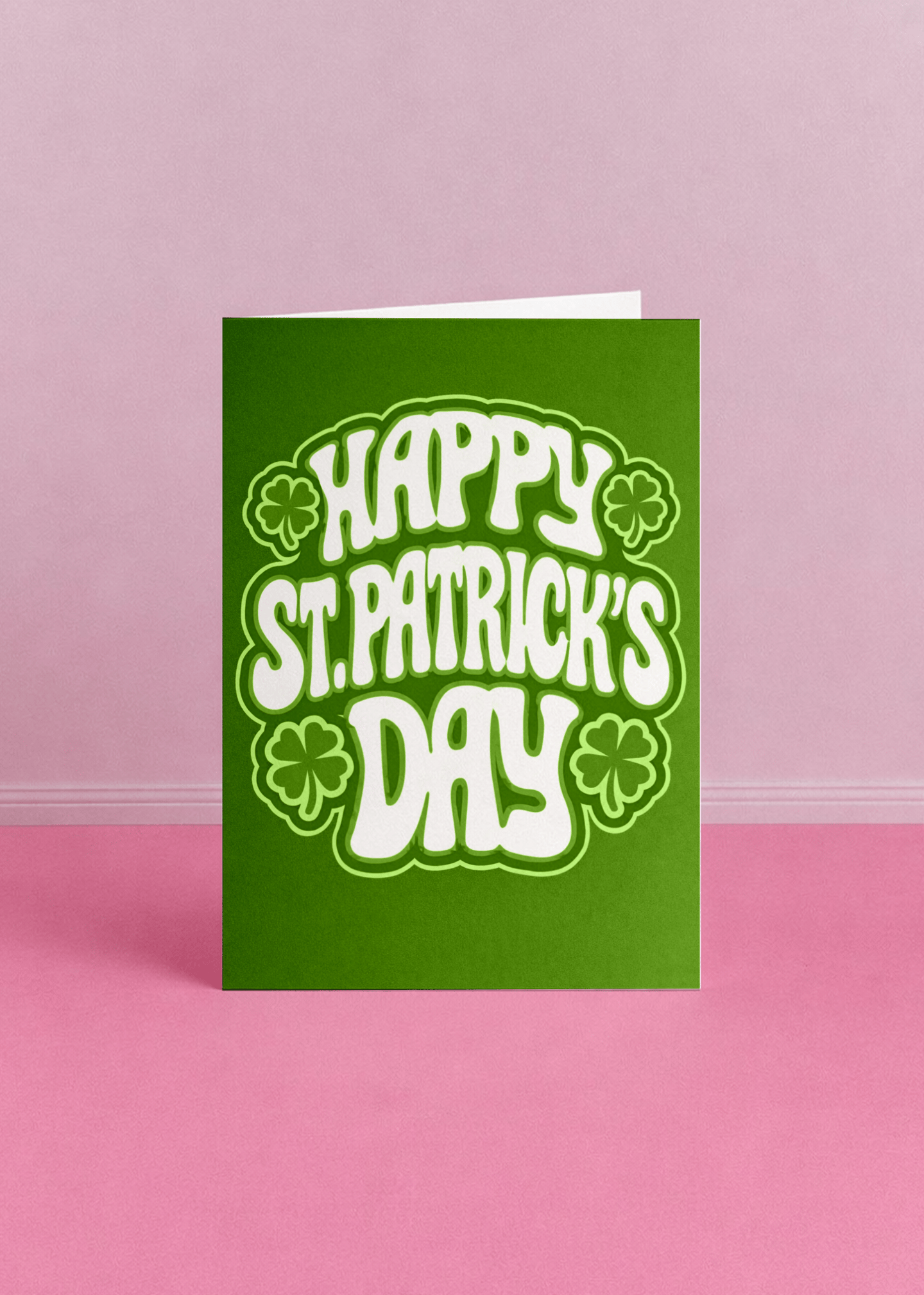 Lucky Charm St. Patrick's Card mockup 5