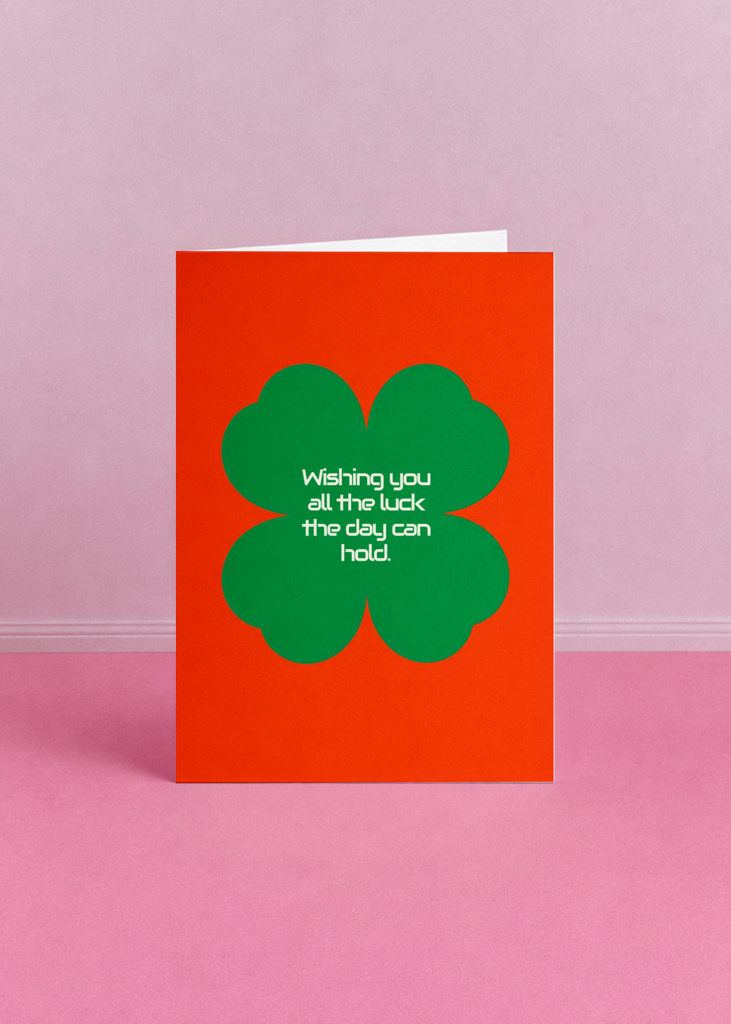 Good Luck Clover Card mockup 5
