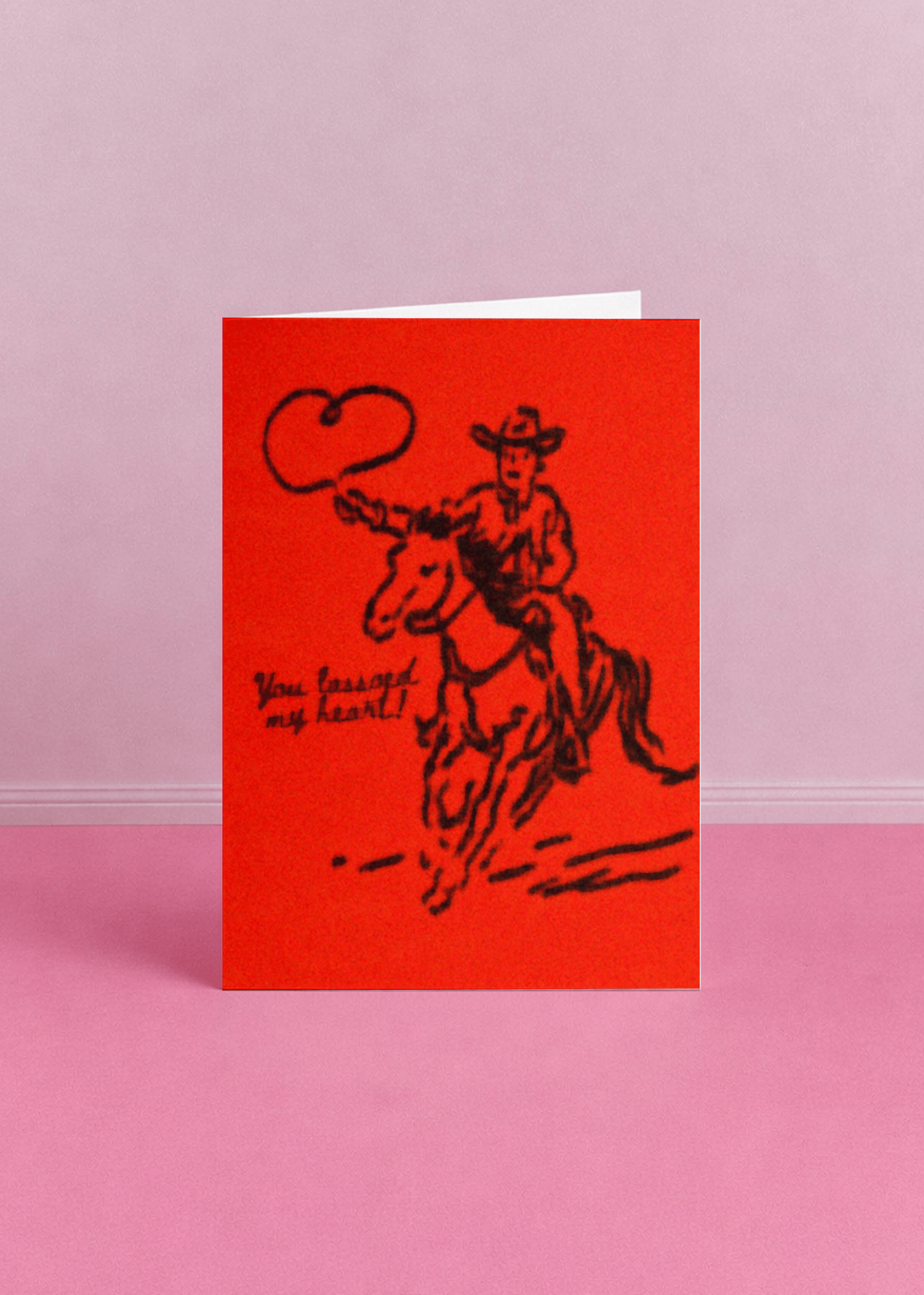 Lassoed Heart Cowboy Card mockup 5