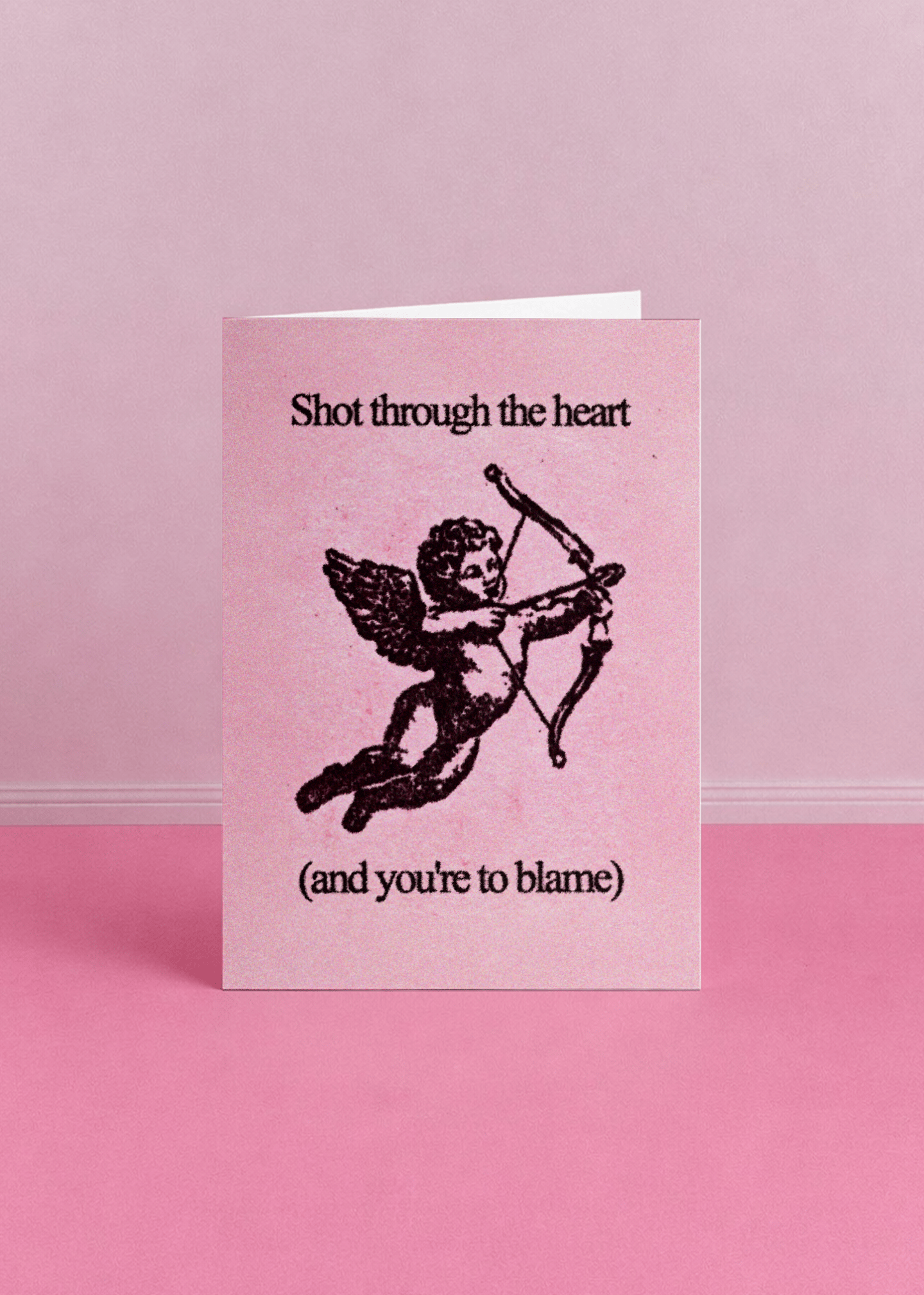 Cupid's Arrow Humor Card mockup 5