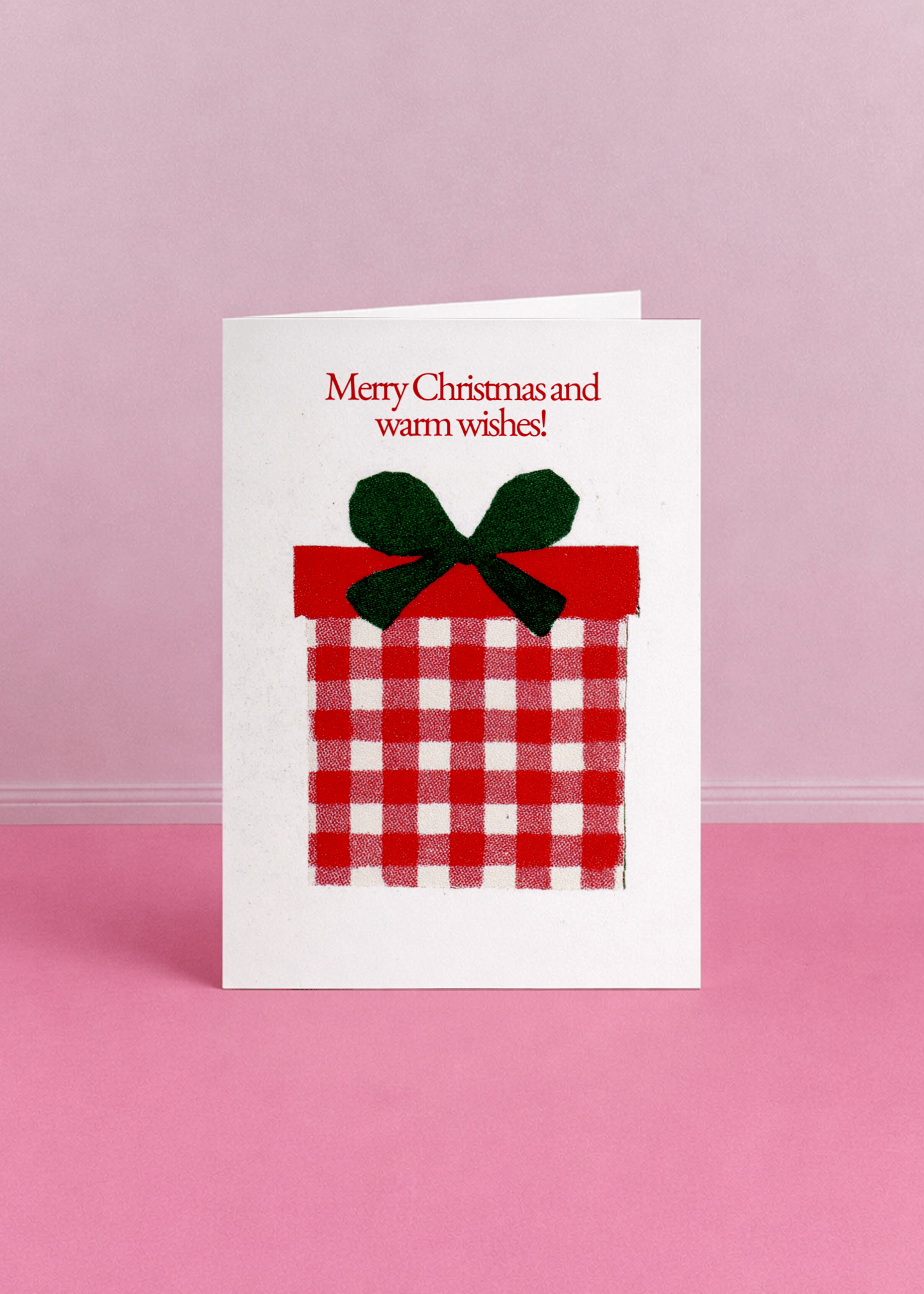 Festive Christmas Cheer Card mockup 5