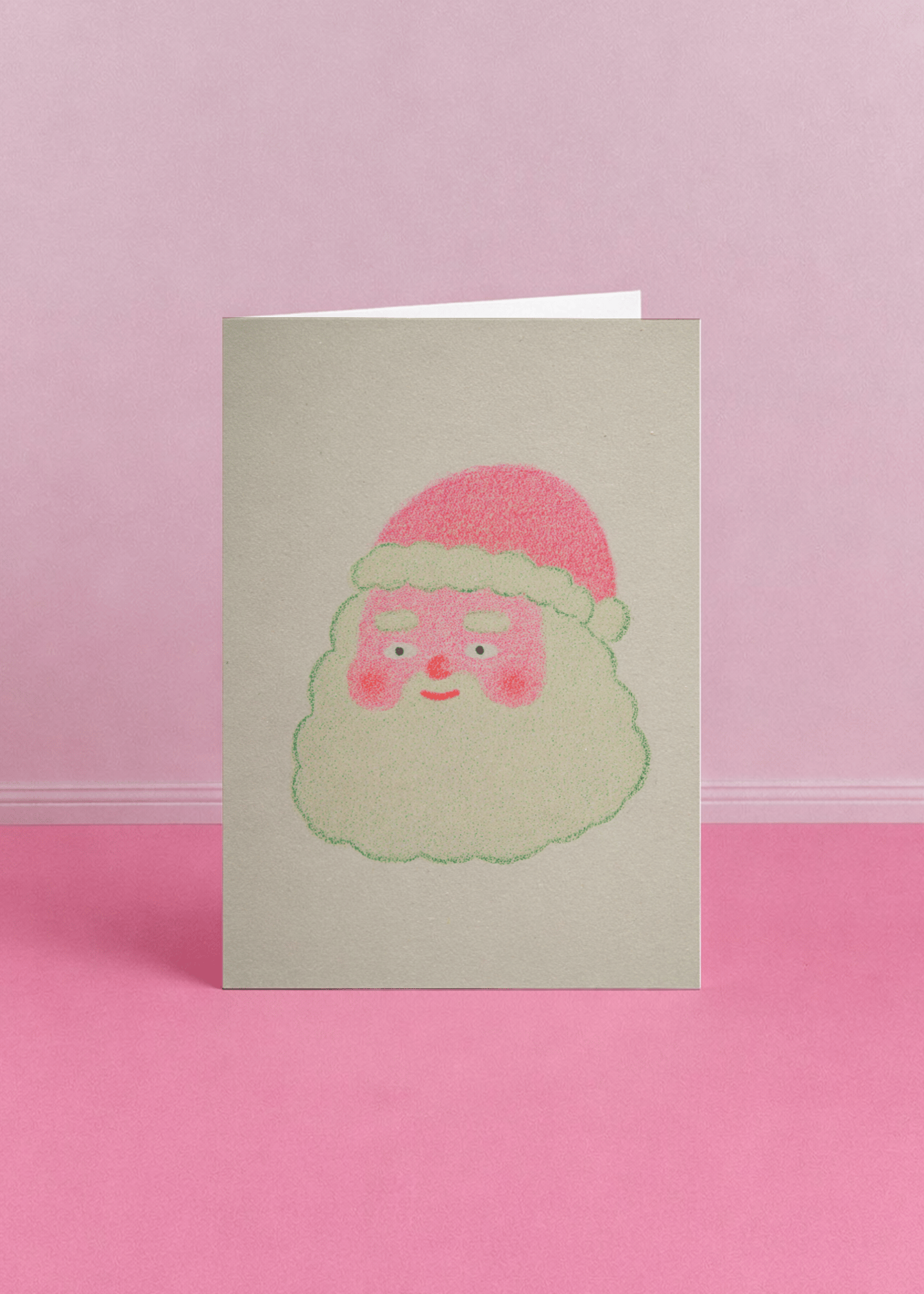 Jolly Santa Holiday Card mockup 5