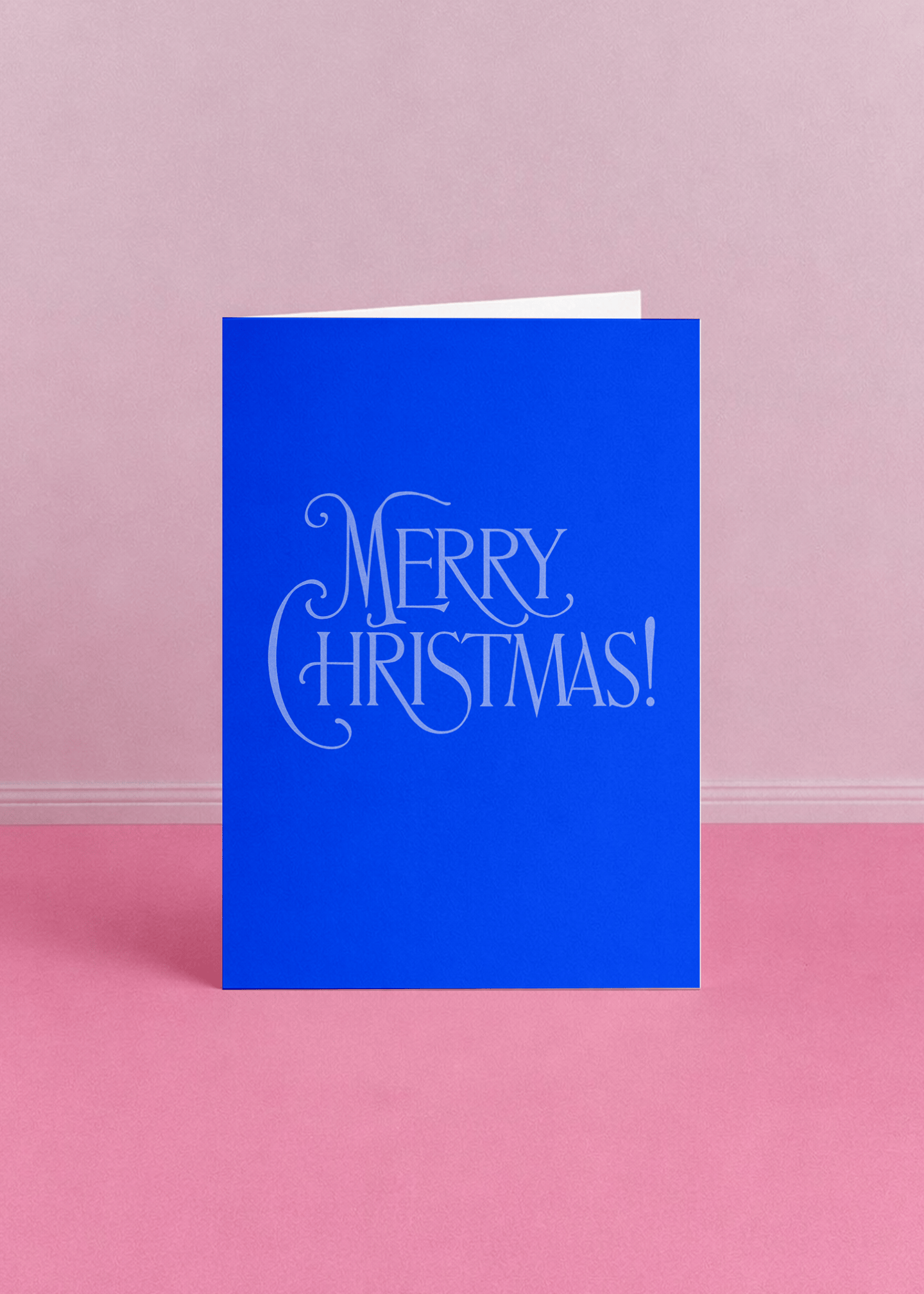Elegant Merry Christmas Card mockup 4