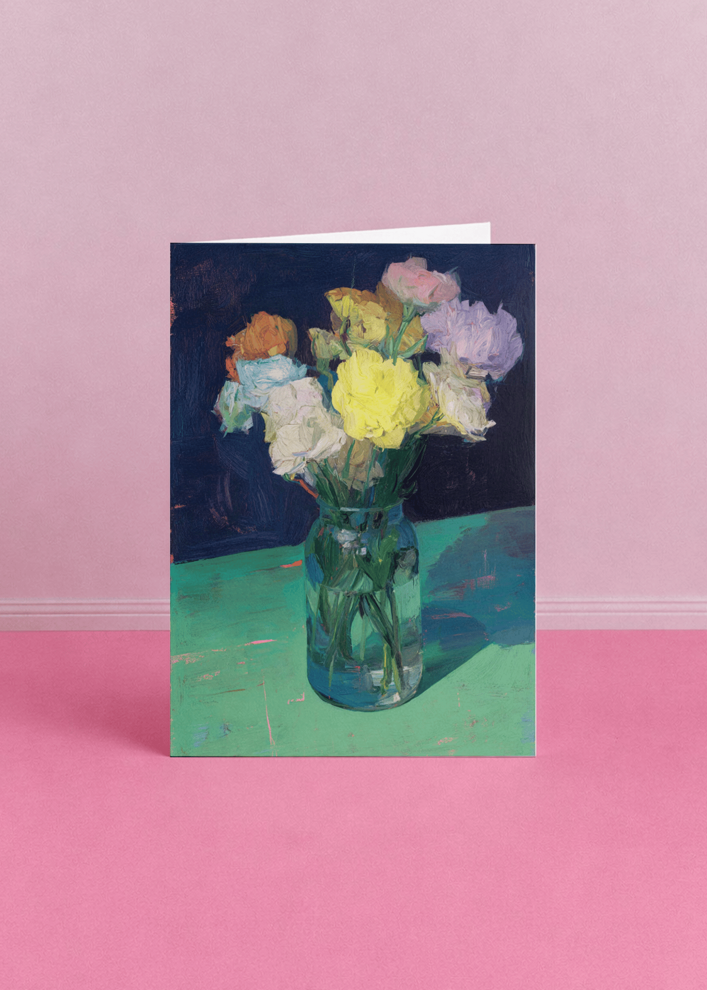 Vivid Blooms in Vase mockup 4