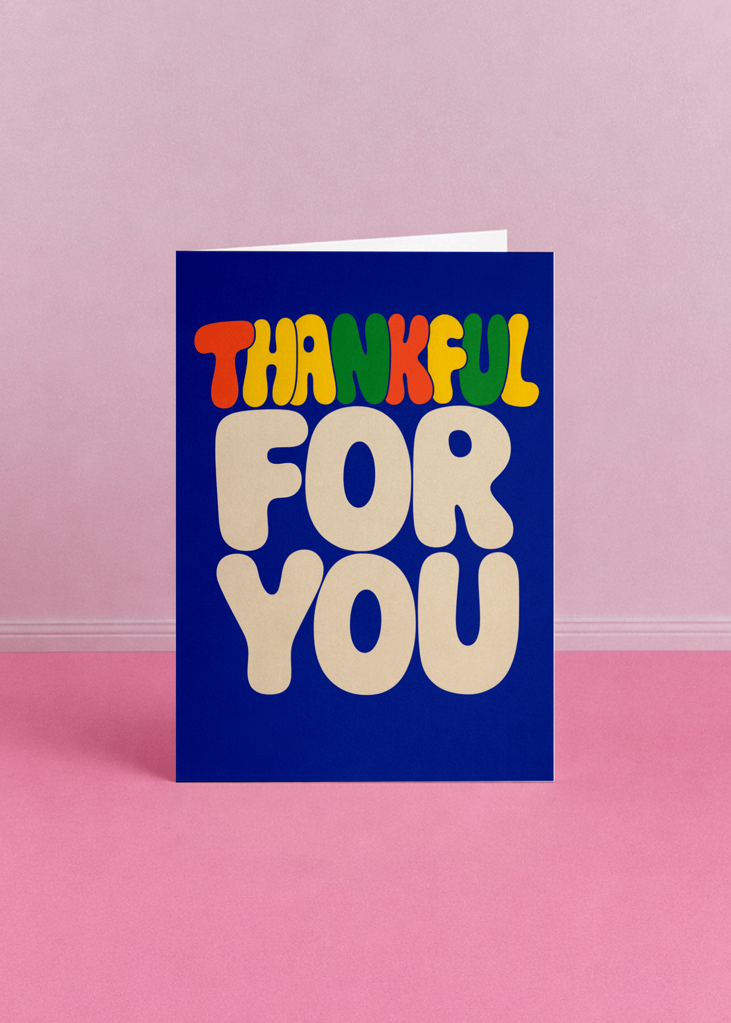 Colorful Thank You Card mockup 5