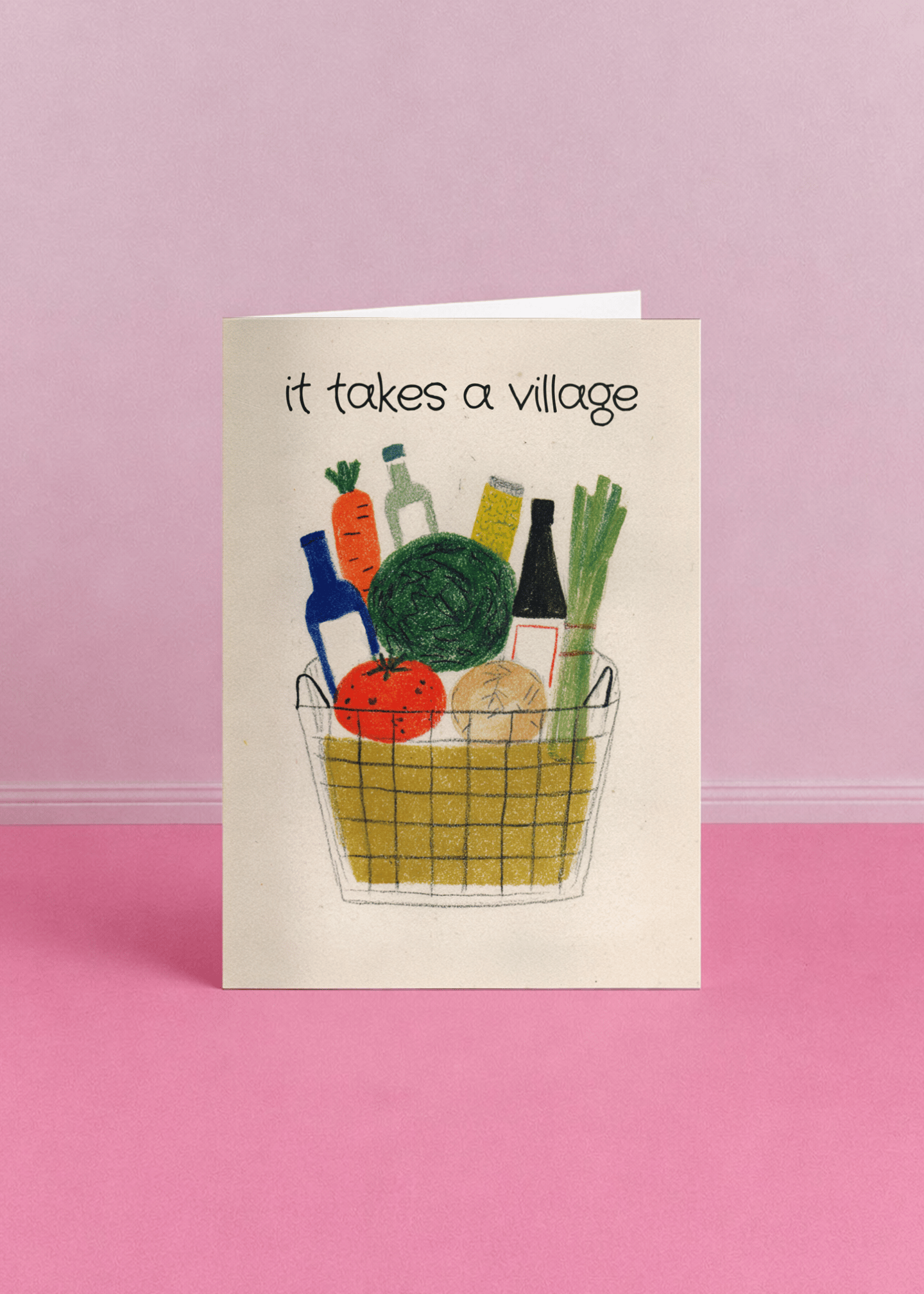 Village Support Thank You Card mockup 5
