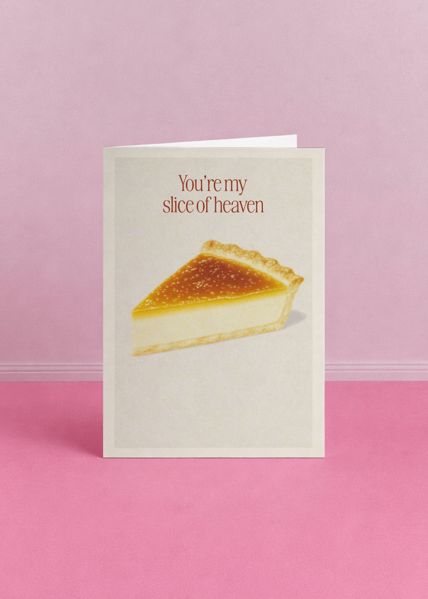 Sweet Slice Romance Card mockup 5
