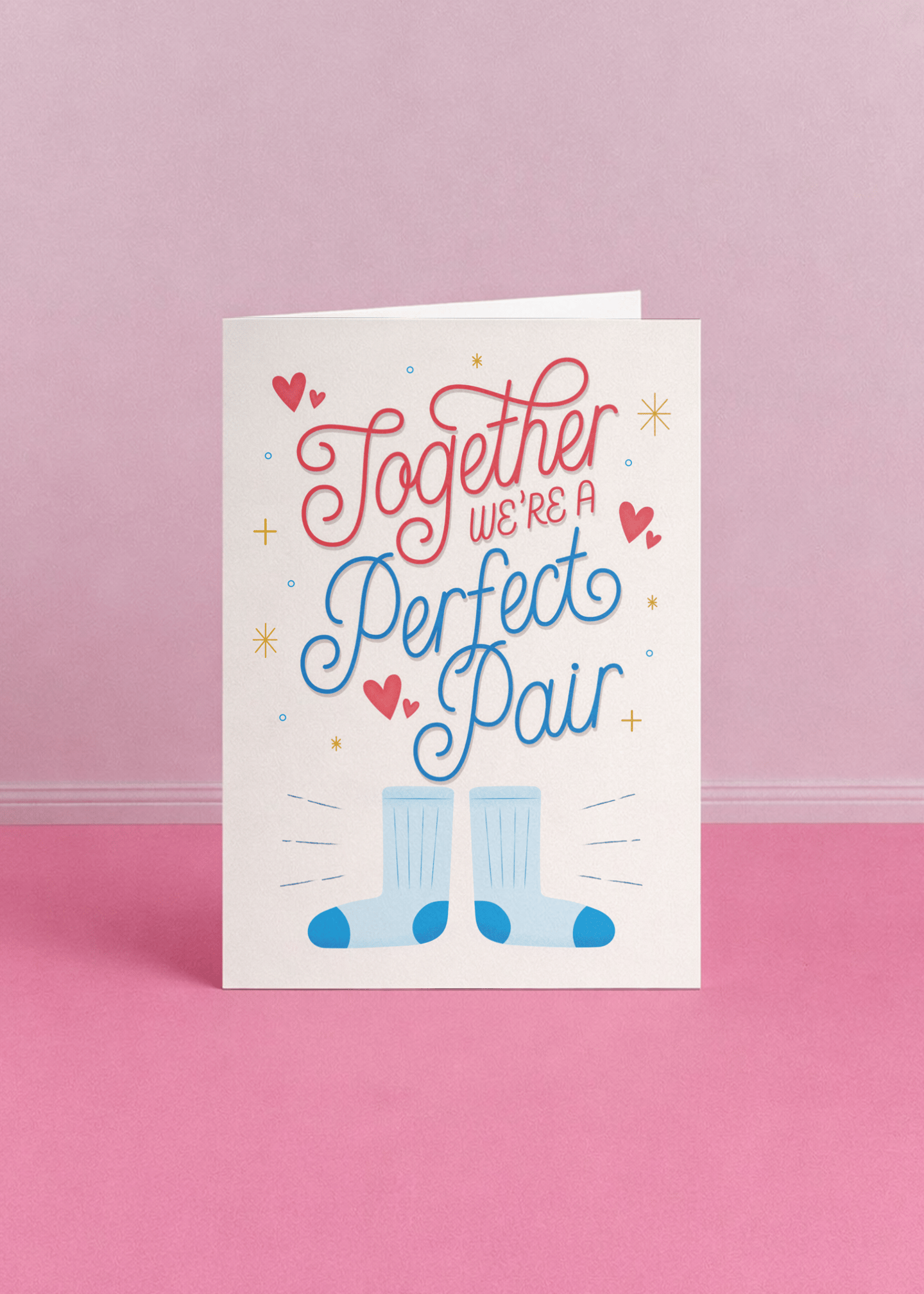 Perfect Pair Love Card mockup 5