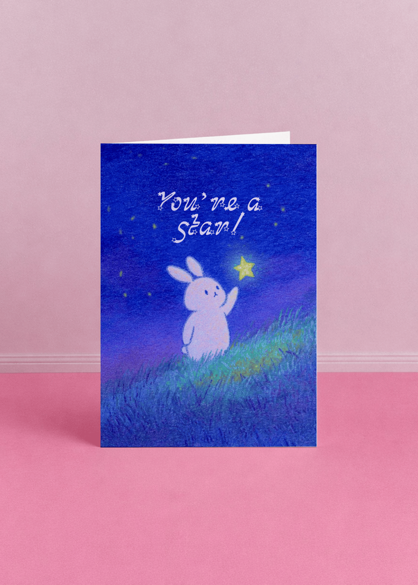 You're a Star! Bunny Card mockup 5
