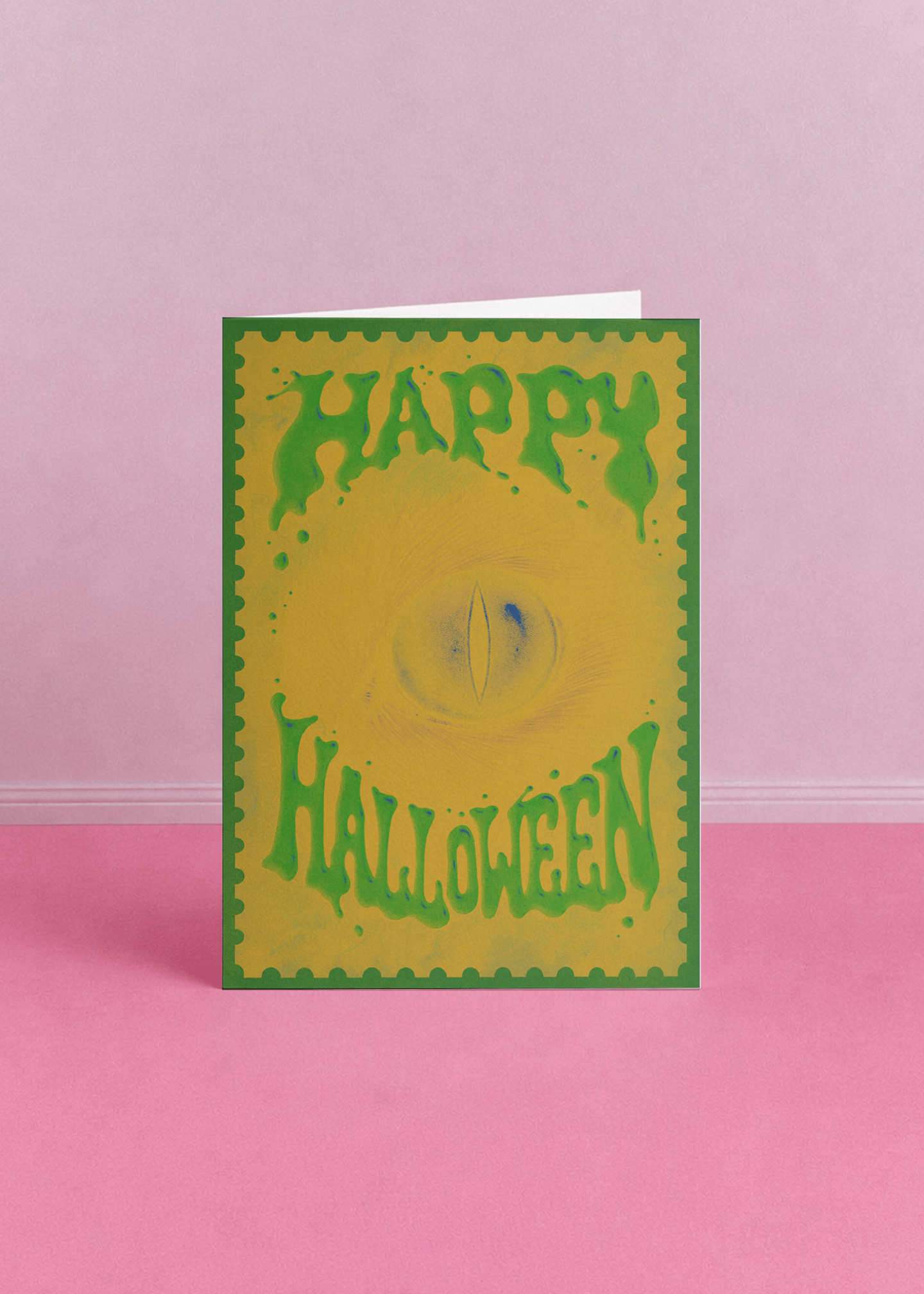 Spooky Eye Halloween Card mockup 5